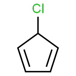 ChemSpider 2D Image | Chlorocyclopentadiene | C5H5Cl